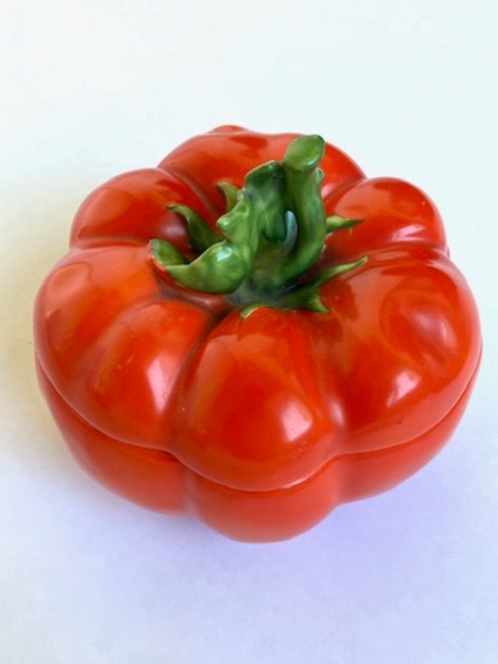 Royal Bavaria Red Tomato with Lid (Vintage).